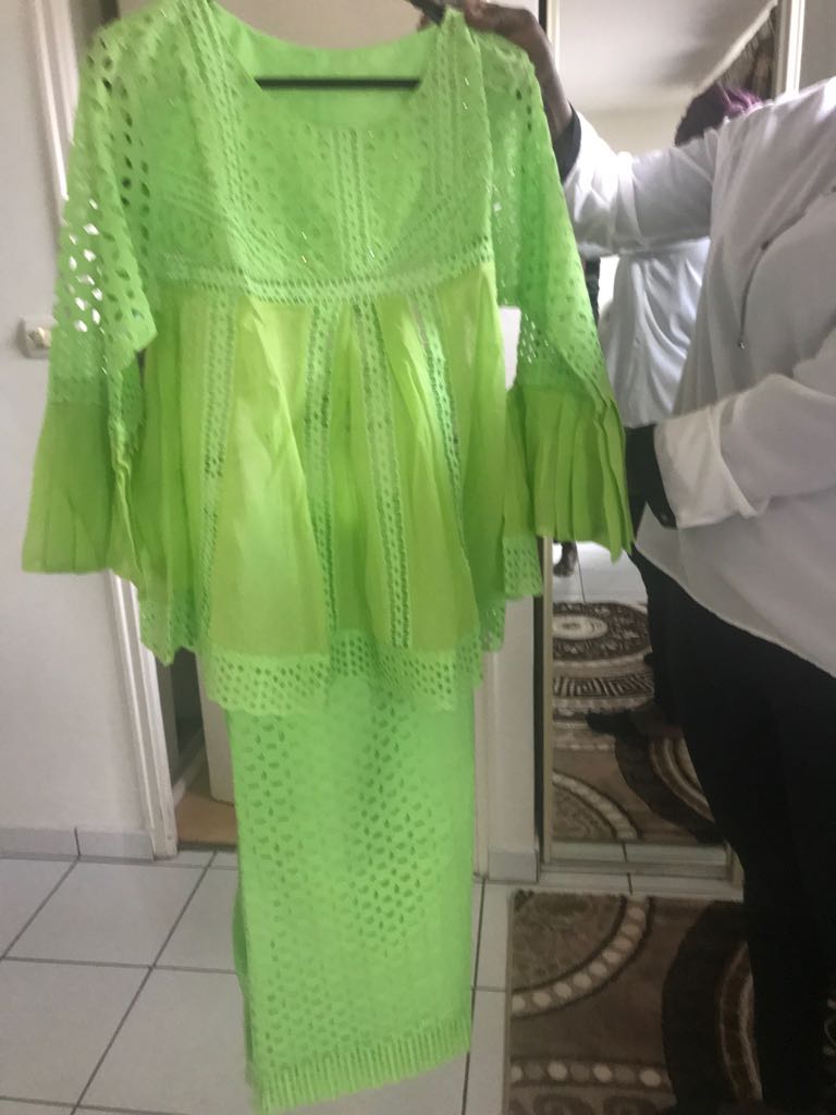Diouma Séne de Mandel Couture vend ses habits en Europe 