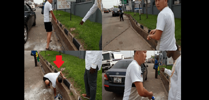 Ghana: Un Chinois jette une canette dans un caniveau, voici la réaction d’un journaliste ! (Vidéo)