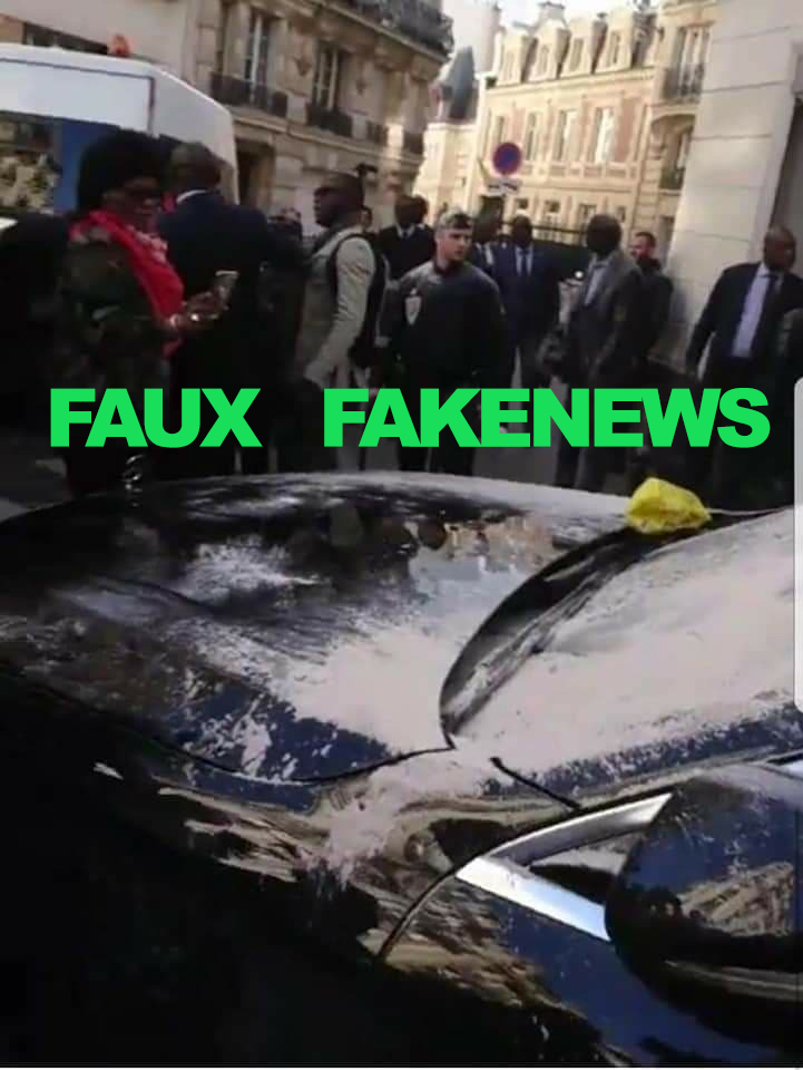 Fake news : la voiture de Macky Sall n'a pas été enfarinée, voici la vraie voiture du Président (vidéo et photos)