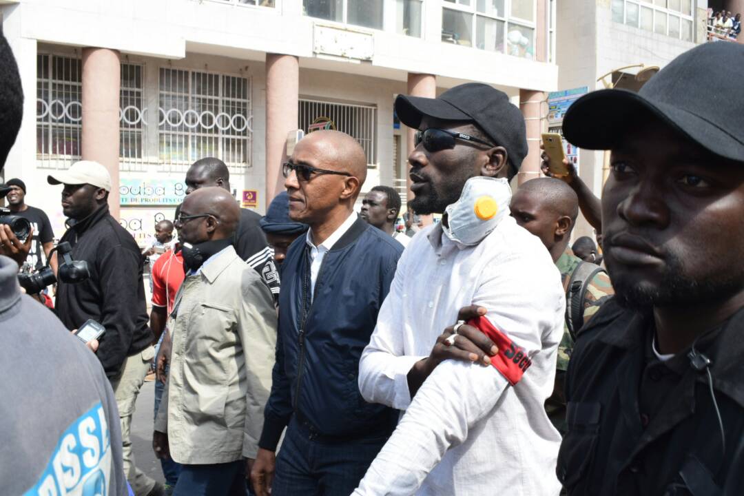 Photos : Abdoul Mbaye au front contre le parrainage