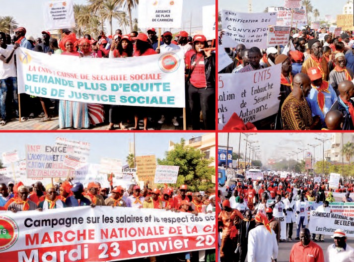 Le chef de l'Etat et les Syndicats d'enseignants, le 02 avril 2018