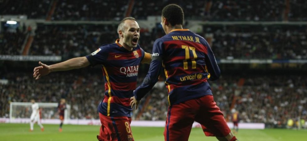 Neymar rend hommage à Andrés Iniesta