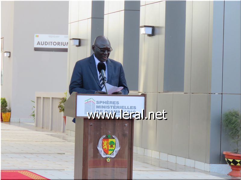 Diamniadio - Les images de l'inauguration du premier lot d'immeubles devant abriter les sphères ministérielles à Diamniadio par le président de la République, Macky Sall