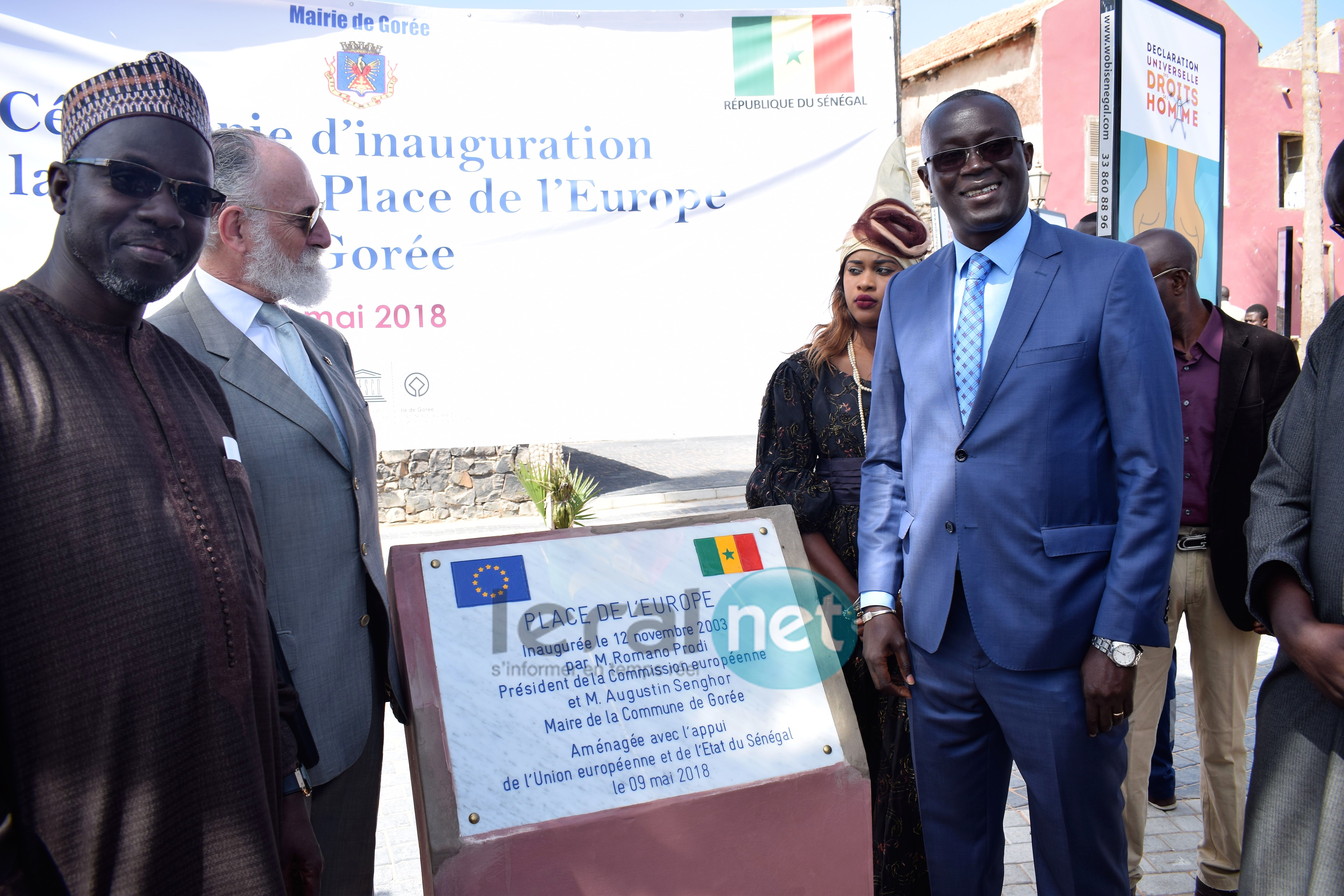 Photos : La nouvelle Place de l'Europe à Gorée a été inaugurée
