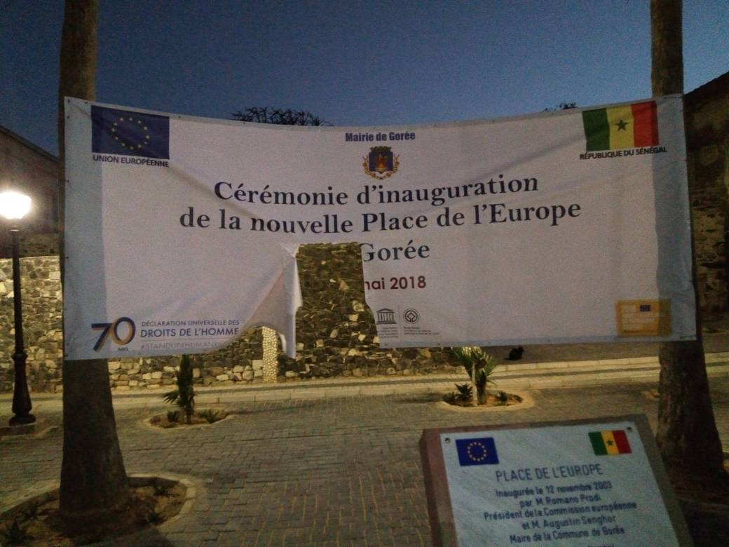 Polémique autour "d'une Place de l'Europe" à Gorée