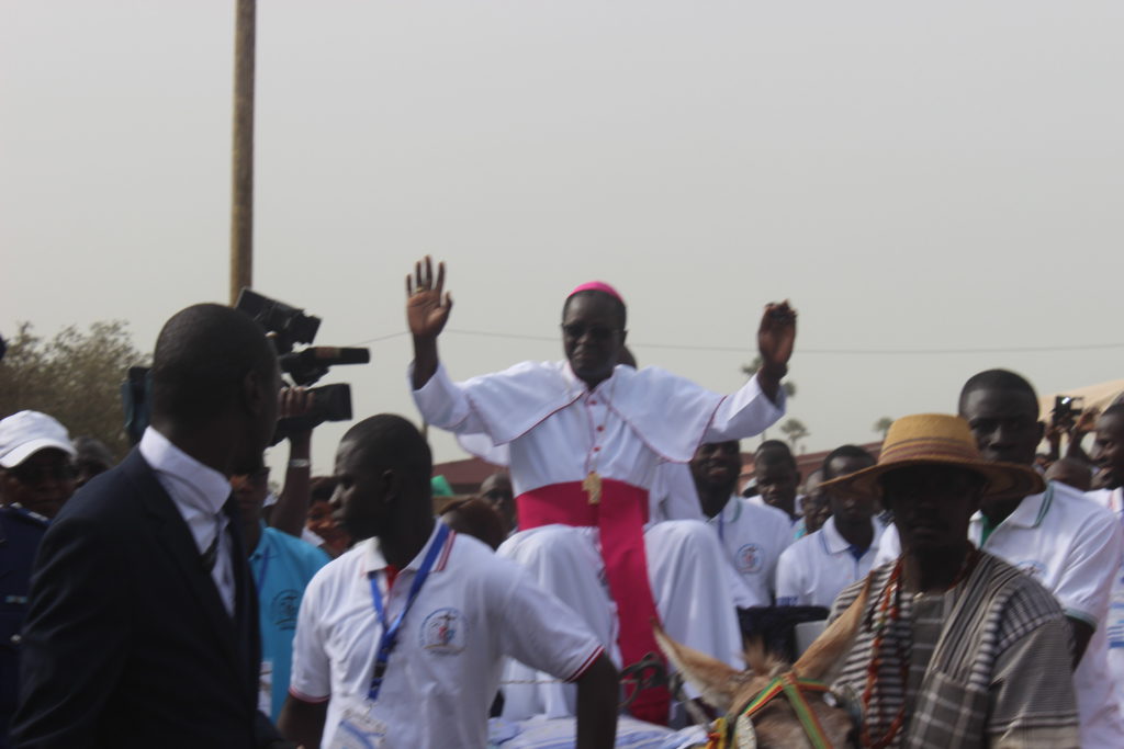 Poponguine 2018 : Monseigneur Benjamin Ndiaye appelle les fidèles à accepter Marie comme maîtresse initiatrice à l'écoute de Dieu.
