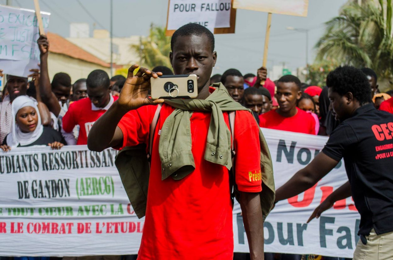 Saint-Louis : Temps forts de la marche des étudiants de l'UGB aux cris de "Amadou Ba Voleur , Mary Teuw Dégage" 