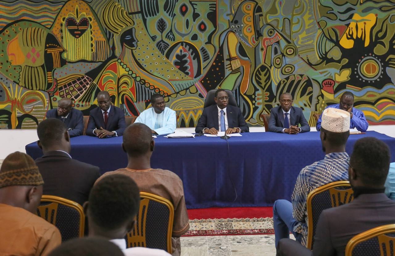 Vidéo - Audience au palais : Ce que Macky Sall a dit aux étudiants…Regardez