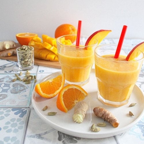 Recette ramadan : smoothie énergisant orange, carotte et gingembre