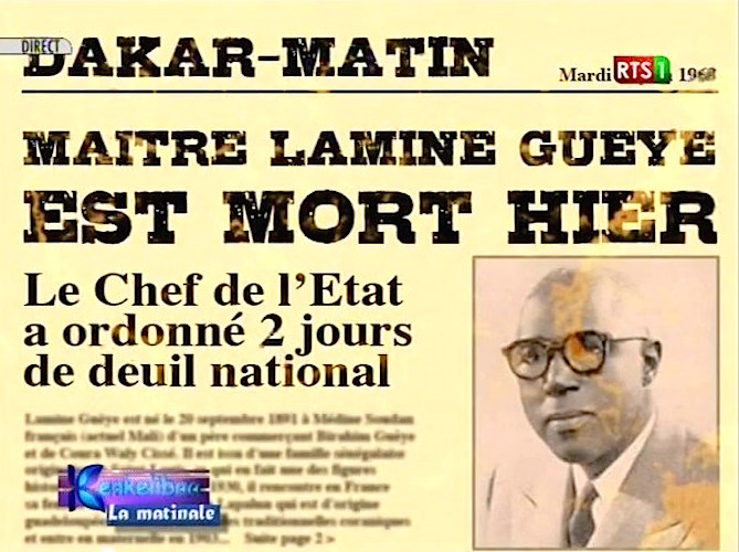SENEGAL : 50 ans que disparaissait Lamine Guèye, 1er Président de l’Assemblée Nationale