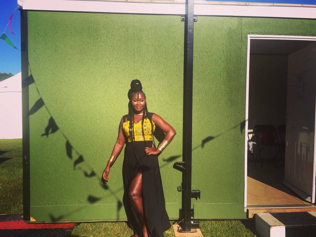 Maréma Fall a joué au festival Africa Oyé au Sefton Park à Liverpool 