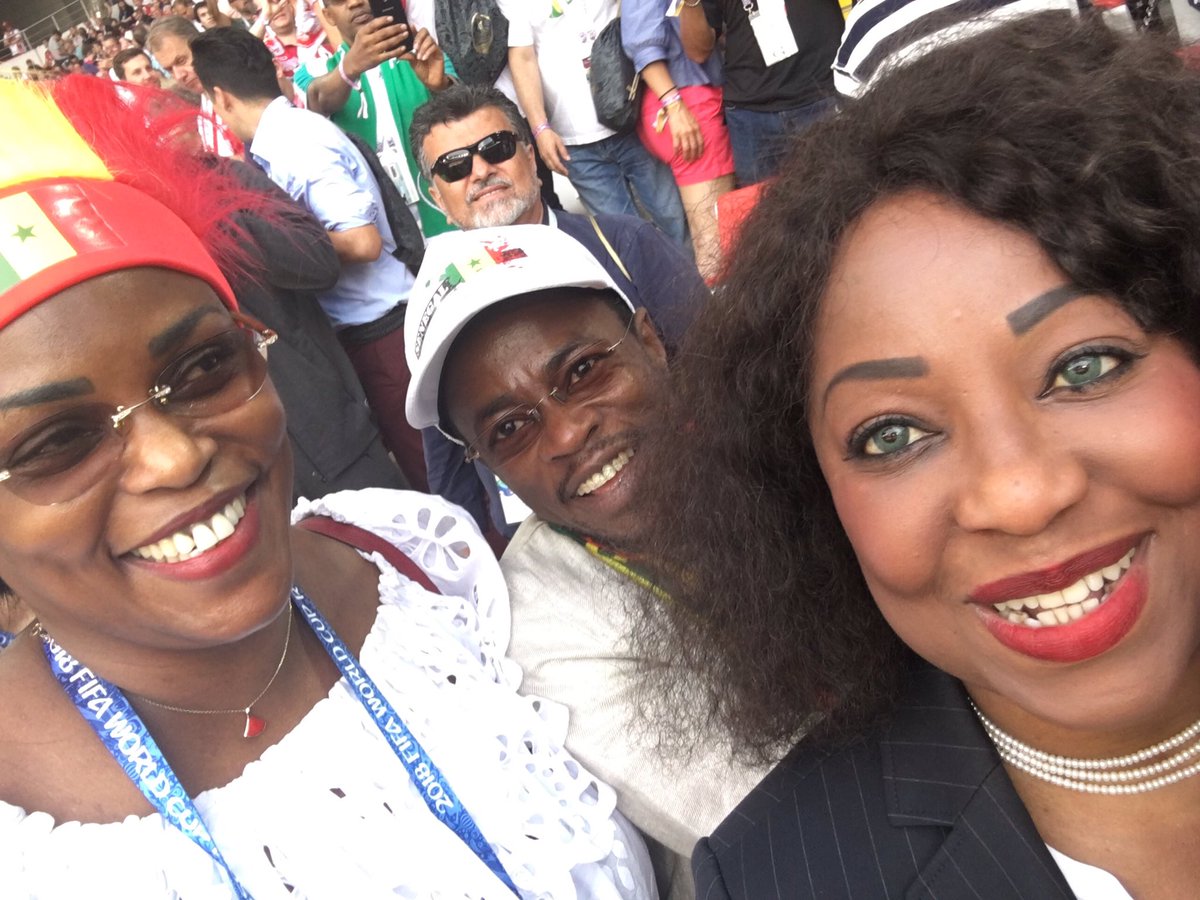 Photos : Marième Faye Sall et Fatou Samoura célèbrent la victoire des Lions 