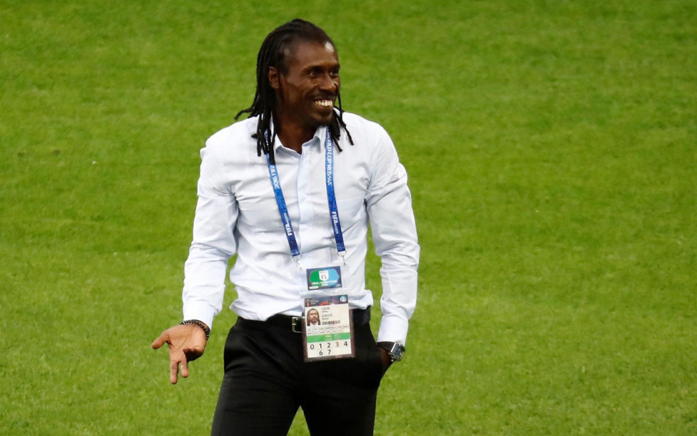 La célébration d’Aliou Cissé, le sélectionneur sénégalais, déjà mythique !
