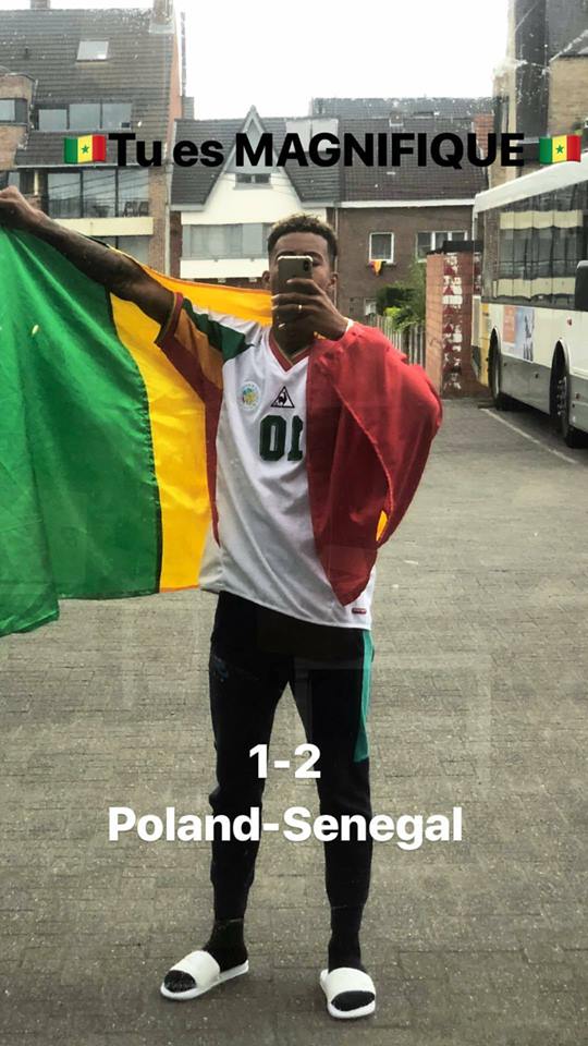 Photos : Noah Fadiga, le fils de Fadiga fête la victoire des "Lions" sur la Pologne