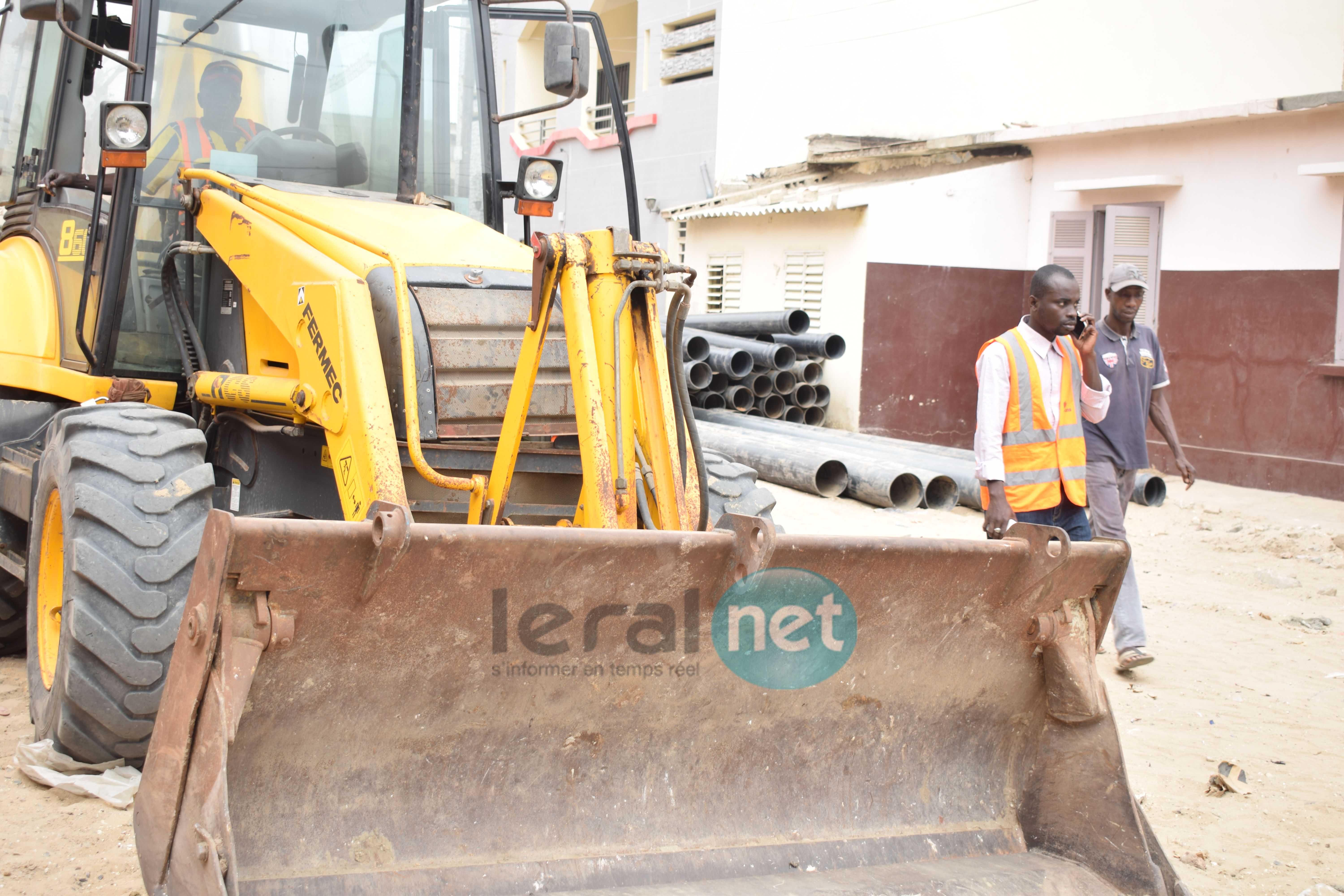 (Photos) Projet d'assainissement des eaux pluviales de la Commune de Dakar-Plateau / Rebeuss