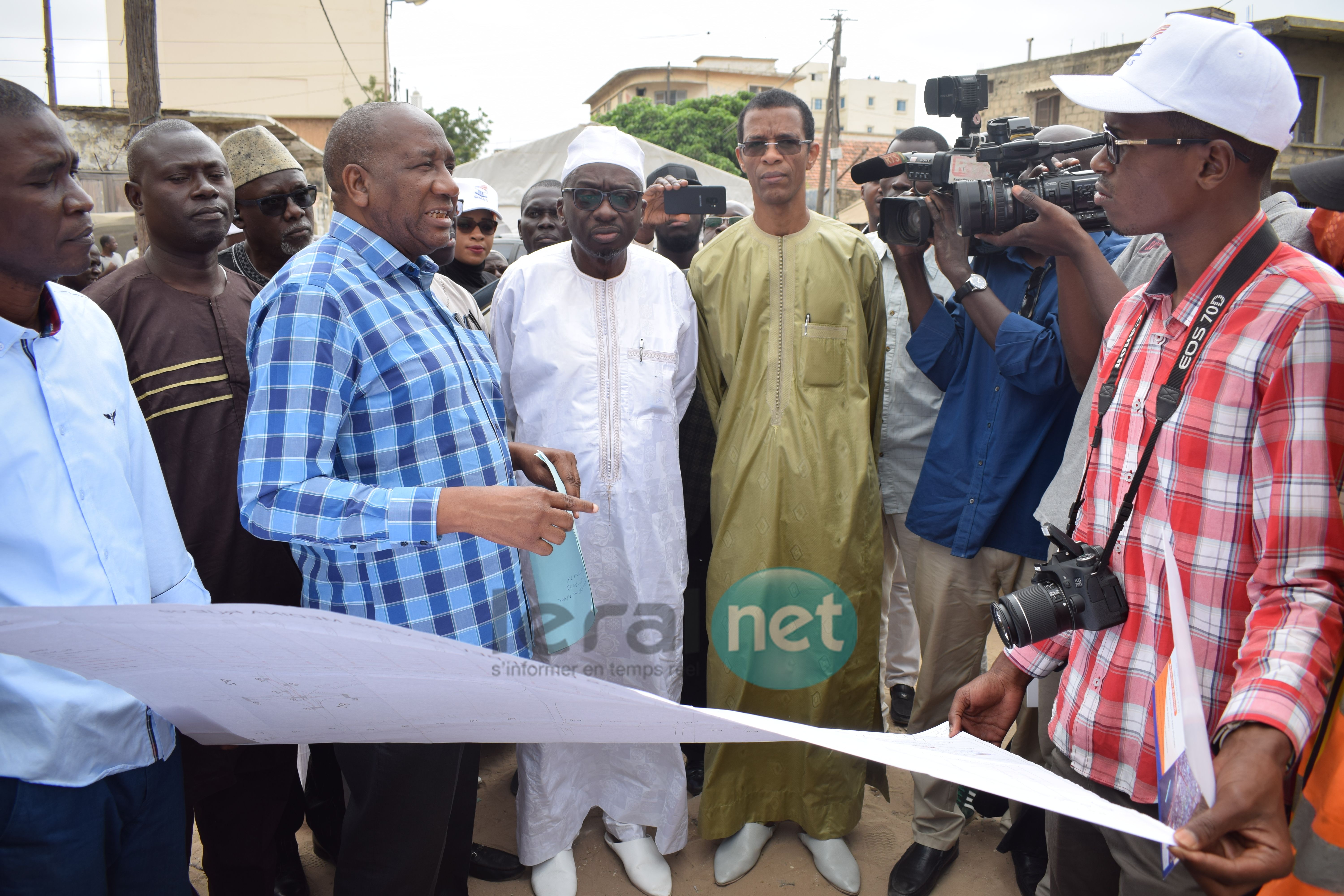 (Photos) Projet d'assainissement des eaux pluviales de la Commune de Dakar-Plateau / Rebeuss