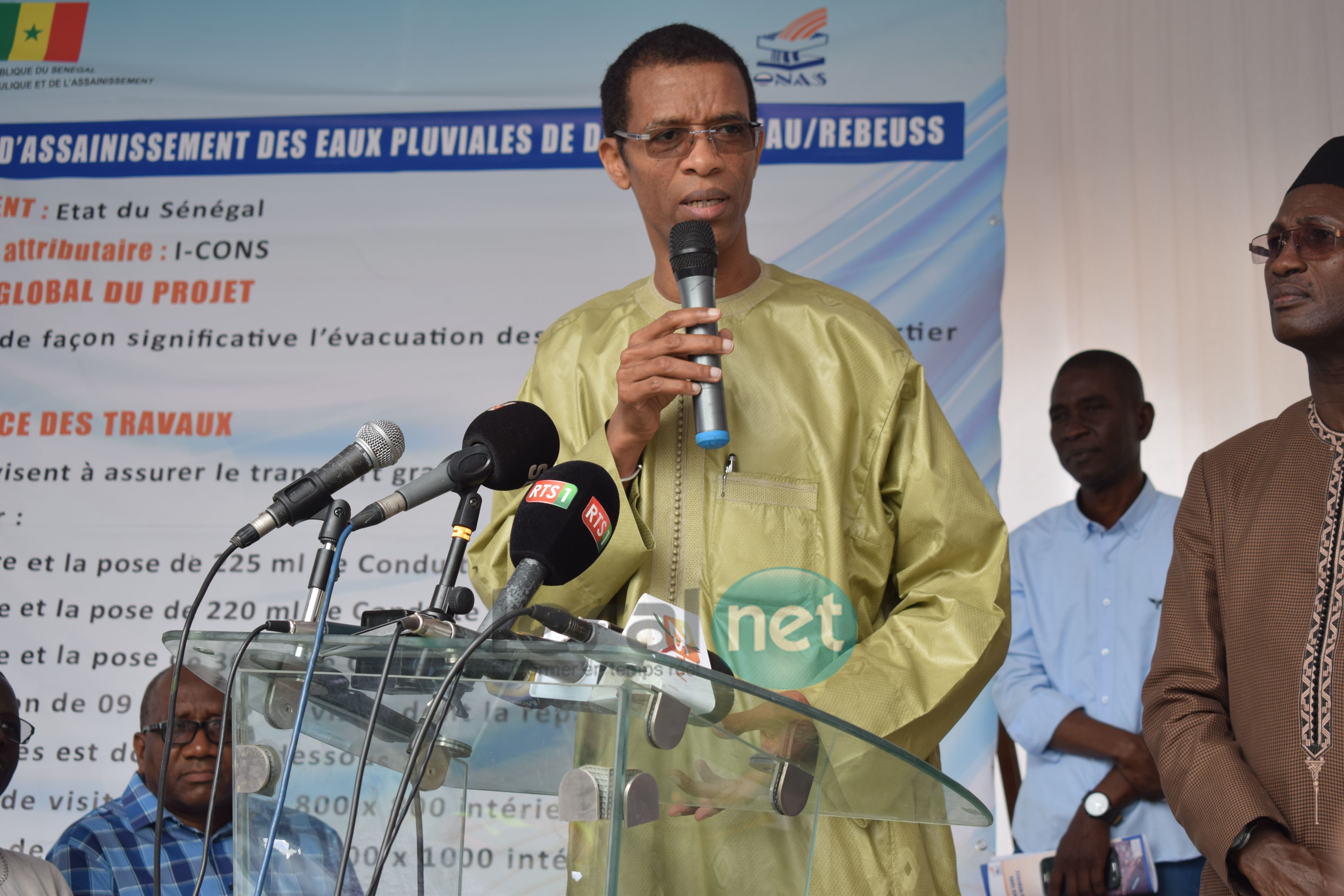 (Photos) Projet d'assainissement des eaux pluviales de la Commune de Dakar-Plateau / Rebeuss