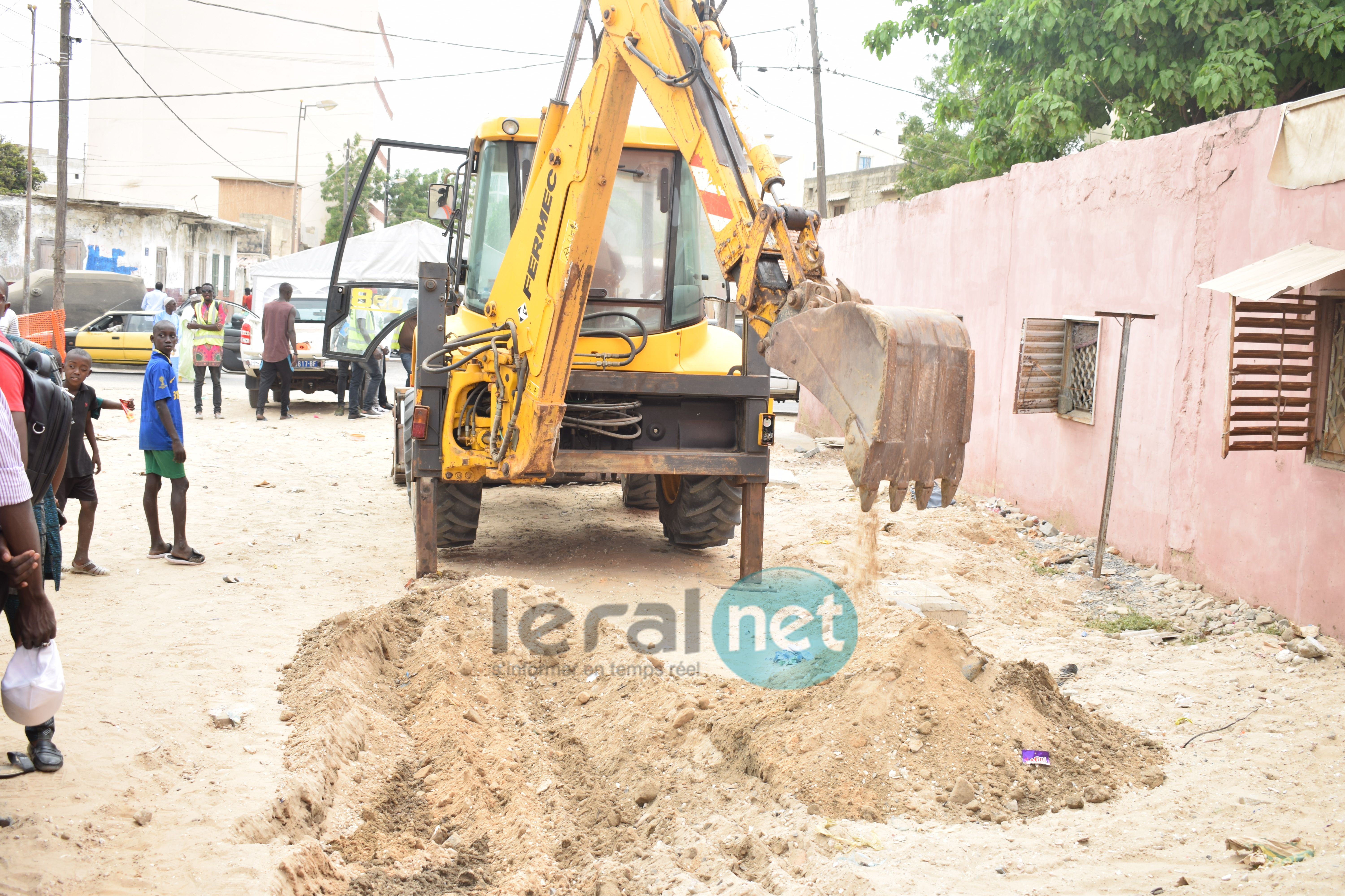 (Photos) Projet d'assainissement des eaux pluviales de la Commune de Dakar-Plateau / Rebeuss