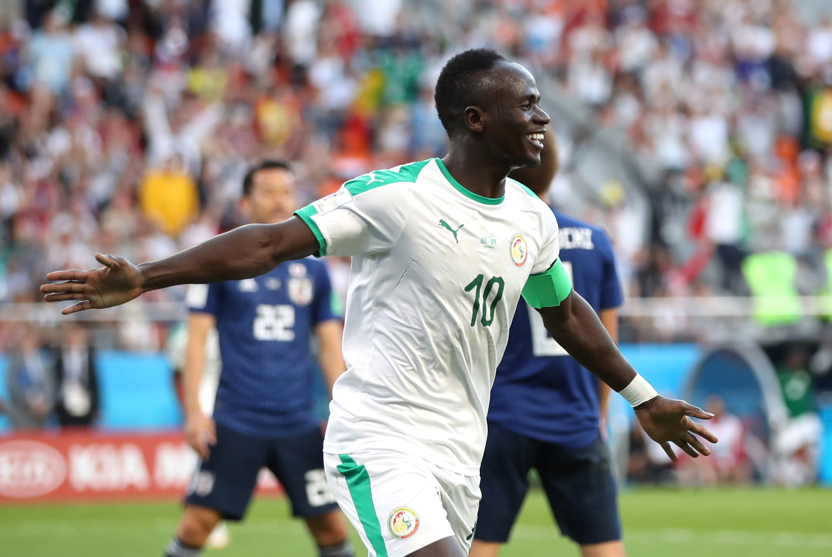Sadio Mané, élu homme du match japon vs Sénégal 2-2