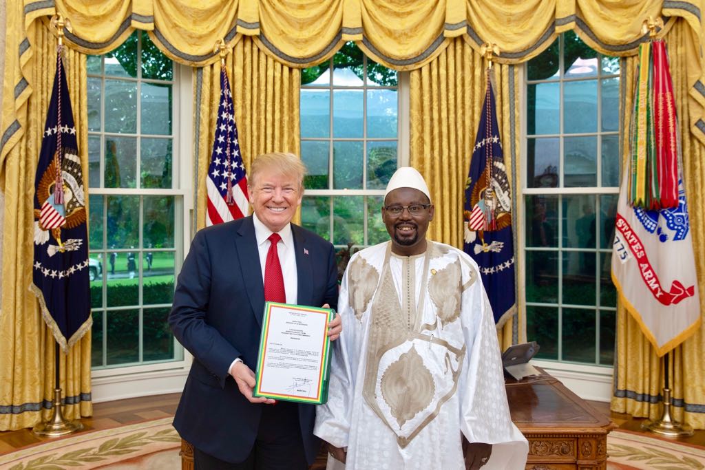 Photos : Présentation des lettres de créance de l'ambassadeur Dr. Momar Diop à Washington DC