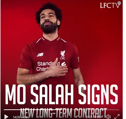 Salah prolonge à Liverpool