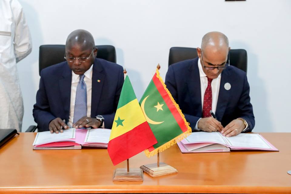 Photos : Oumar Guèye a signé avec son homologue mauritanien des accords-cadres sur la pêche