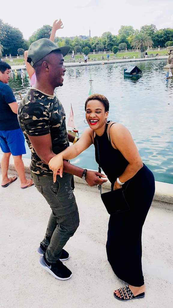 Photos : Cheikh Sarr et sa femme nio guiy blow à Paris
