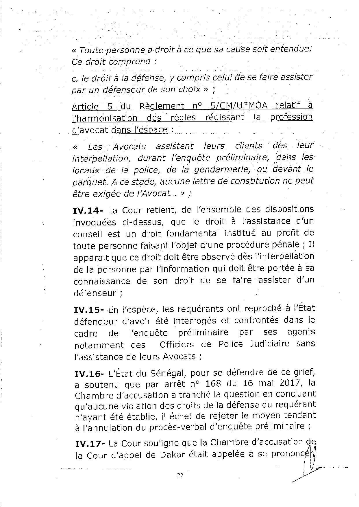 L'arrêt de la Cour de justice de la Cedeao sur l'affaire Khalifa Sall (PART 3)