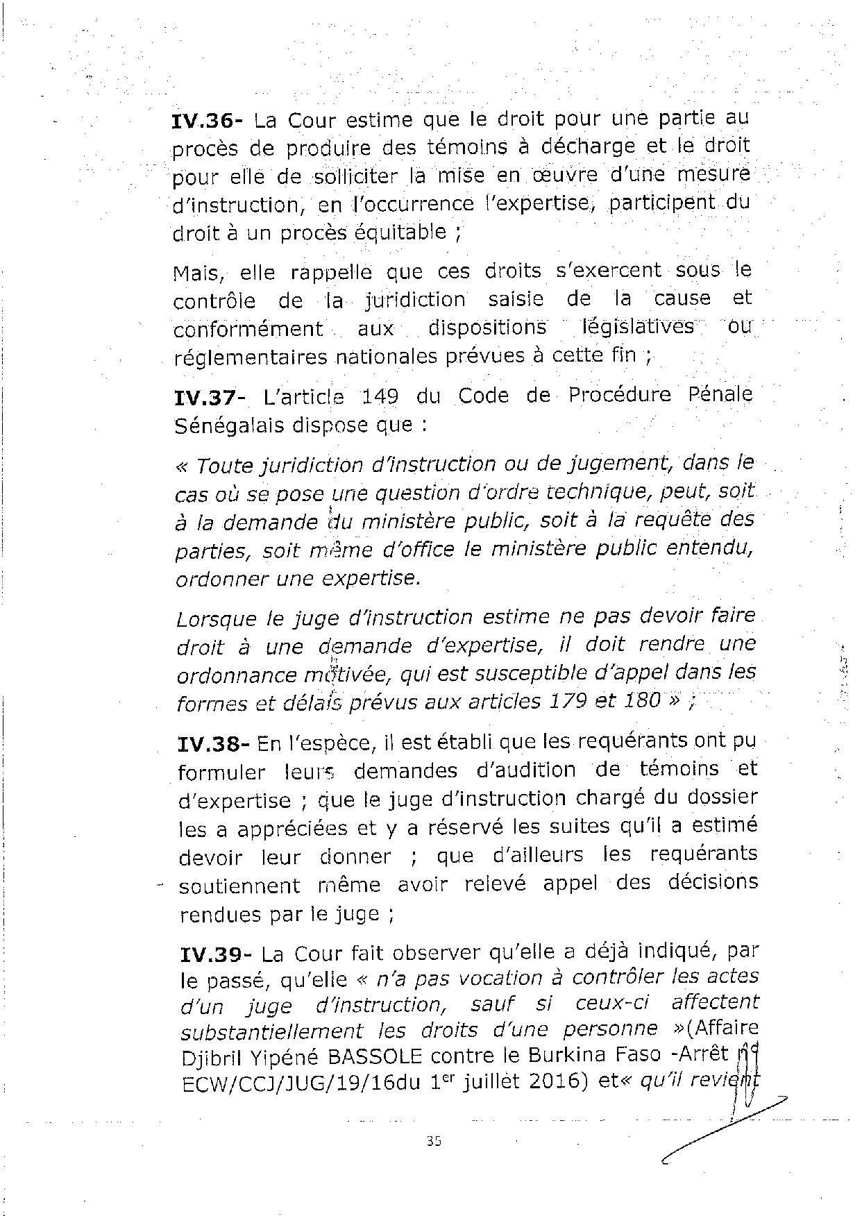 L'arrêt de la Cour de justice de la Cedeao sur l'affaire Khalifa Sall (PART 3)