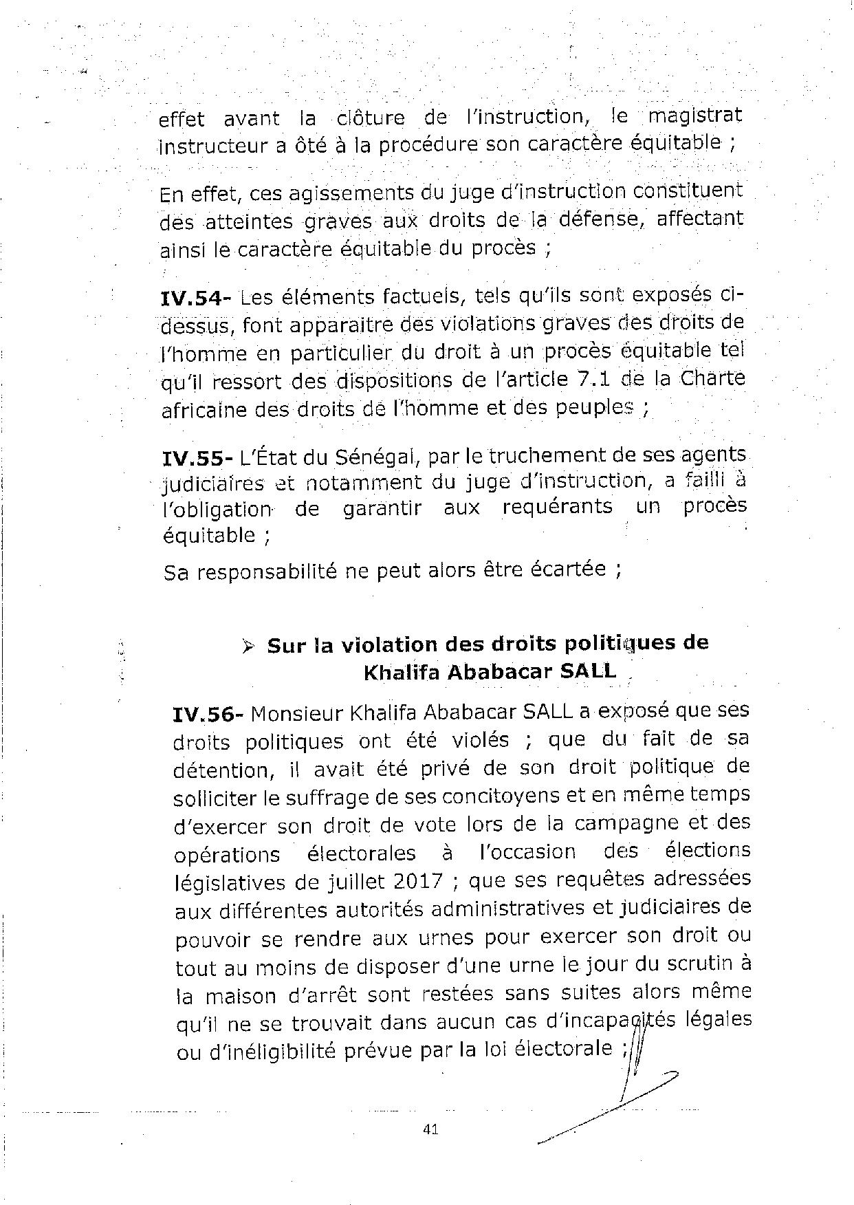 L'arrêt de la Cour de justice de la Cedeao sur l'affaire Khalifa Sall (PART 3)