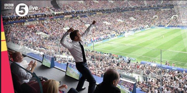 France-Croatie: la joie (pas du tout contenue) d'Emmanuel Macron