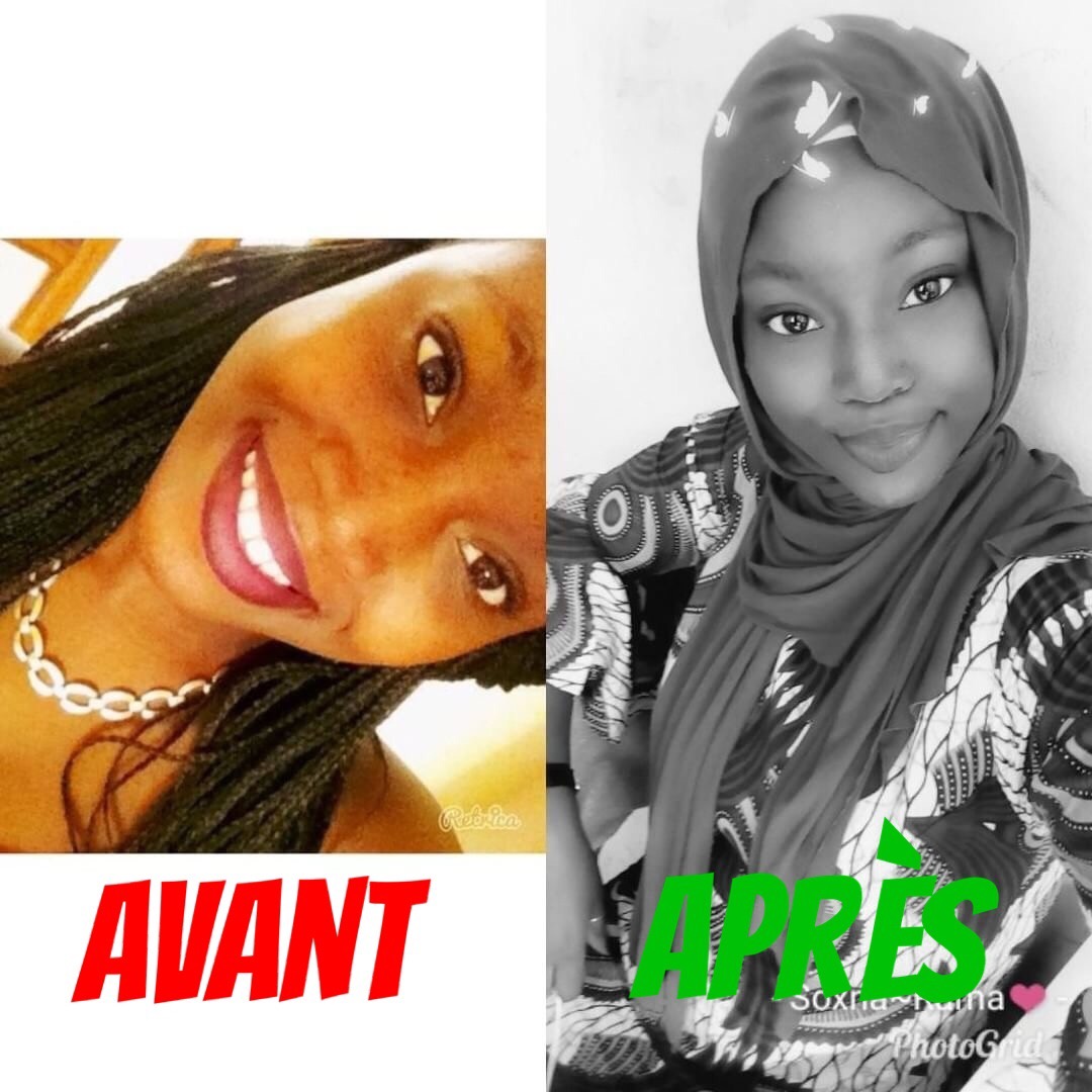 Photos : Avant et après avoir porté le Hijab, regardez les photos de ces filles sur Snapchat