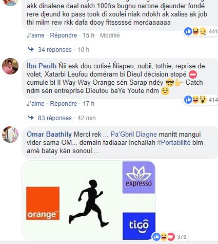 Suppression rallongement Pass 3Go Internet de 24H : la toile lynche Orange avec plus 5100 commentaires négatifs et des menaces d'aller vers Expresso et Tigo, le hashtag "Boycott Orange" lancé