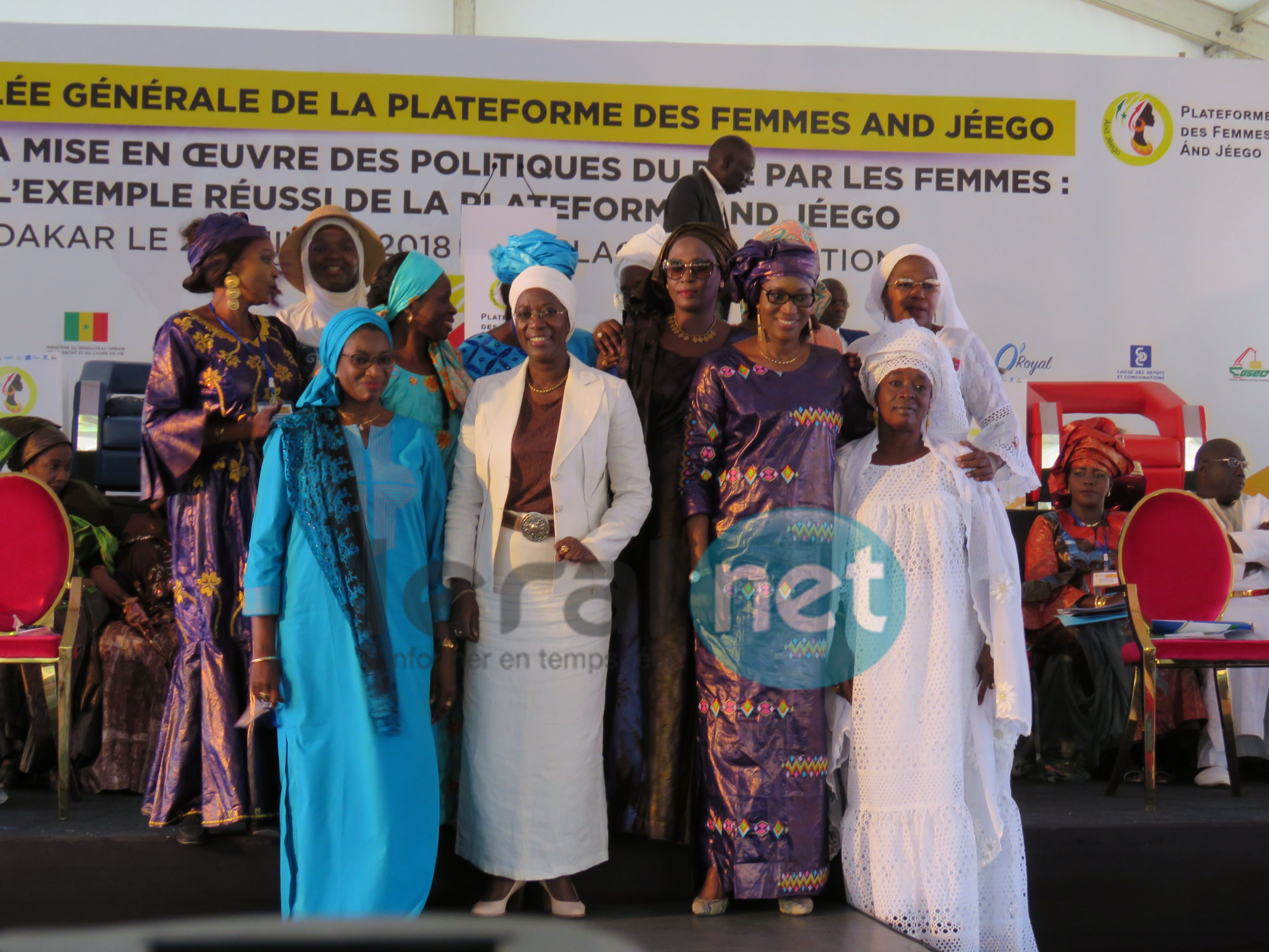 Photos : L'Assemblée Générale de Partage des Initiatives de la Plateforme des Femmes « AND JEEGO »