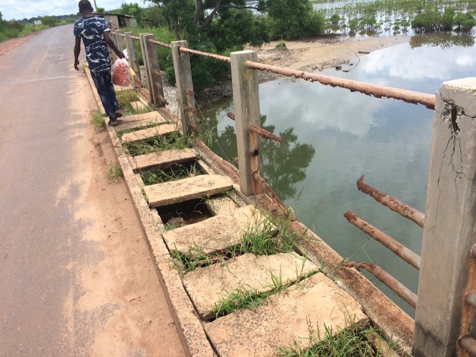 Le pont de Diouloulou, un danger permanent