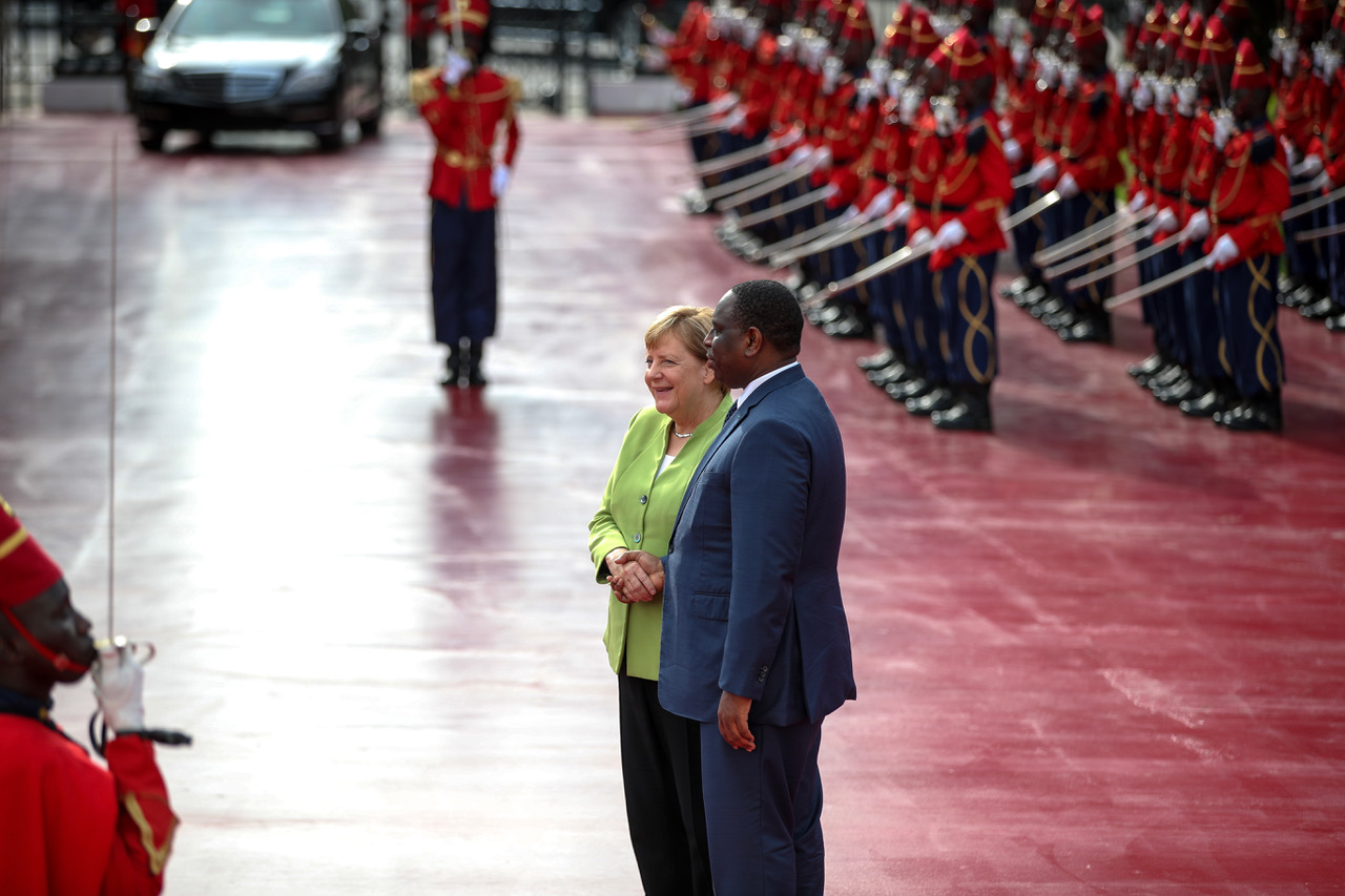 Les images du tête-à-tête entre Macky Sall et Angela Merkel