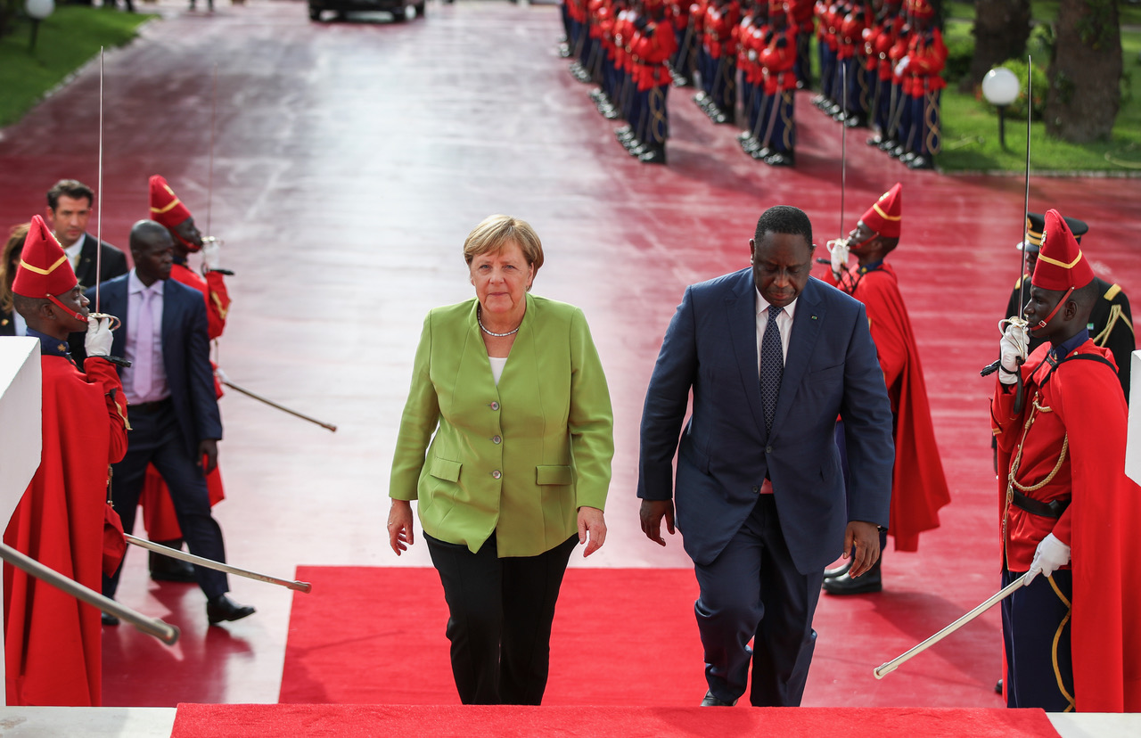 Les images du tête-à-tête entre Macky Sall et Angela Merkel