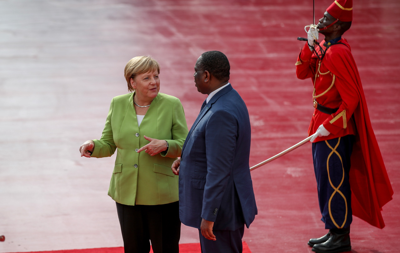 Les images du tête-à-tête entre Macky Sall et Angela Merkel
