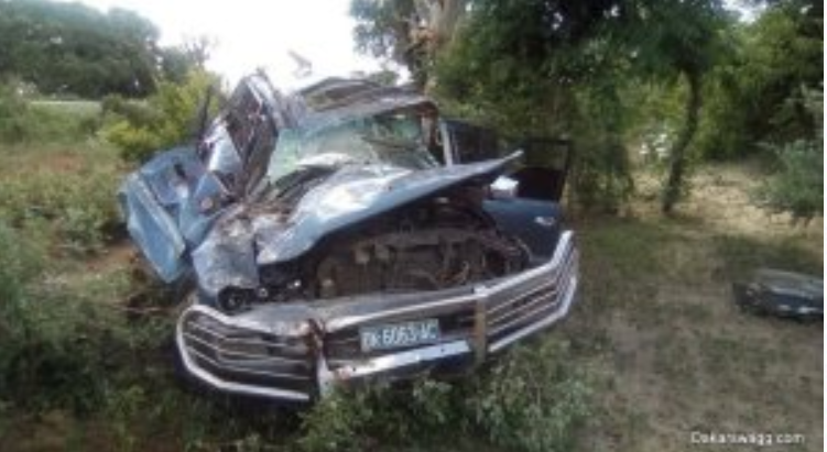 05 Photos: Les images de l’accident du journaliste Ndéné Biteye de Walf