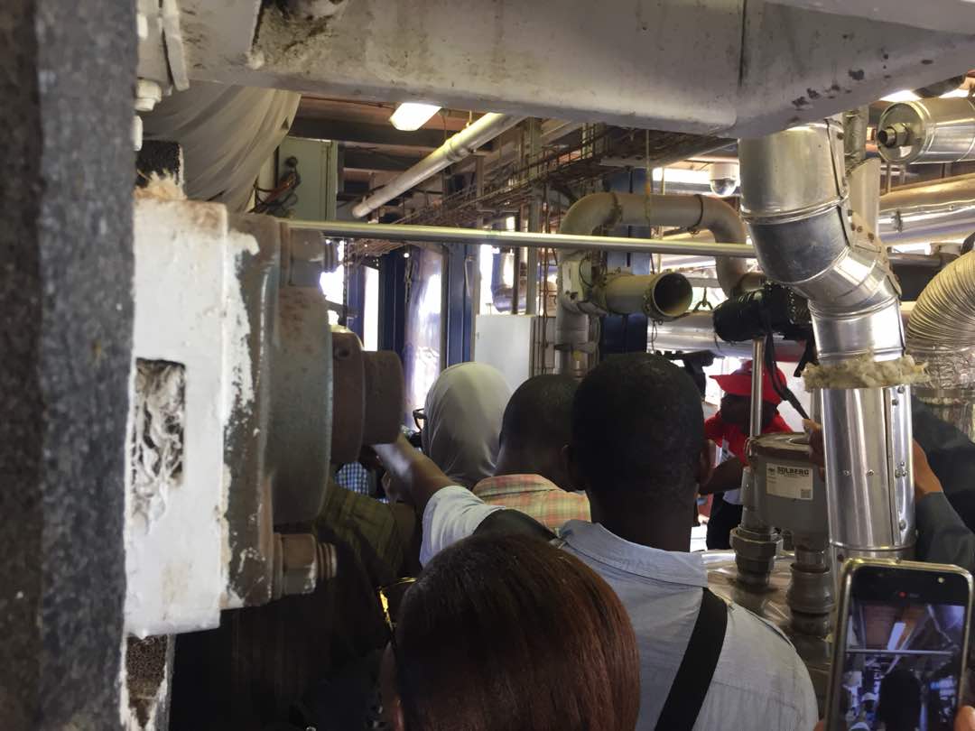 Photos : Visite guidée sur le terrain de la station de traitement des boues de vidange des Niayes Pikine, communément appelée OMNI PROCESSEUR Photos : Visite guidée sur le terrain de la station de traitement des boues de vidange des Niayes Pikine, communément appelée OMNI PROCESSEUR