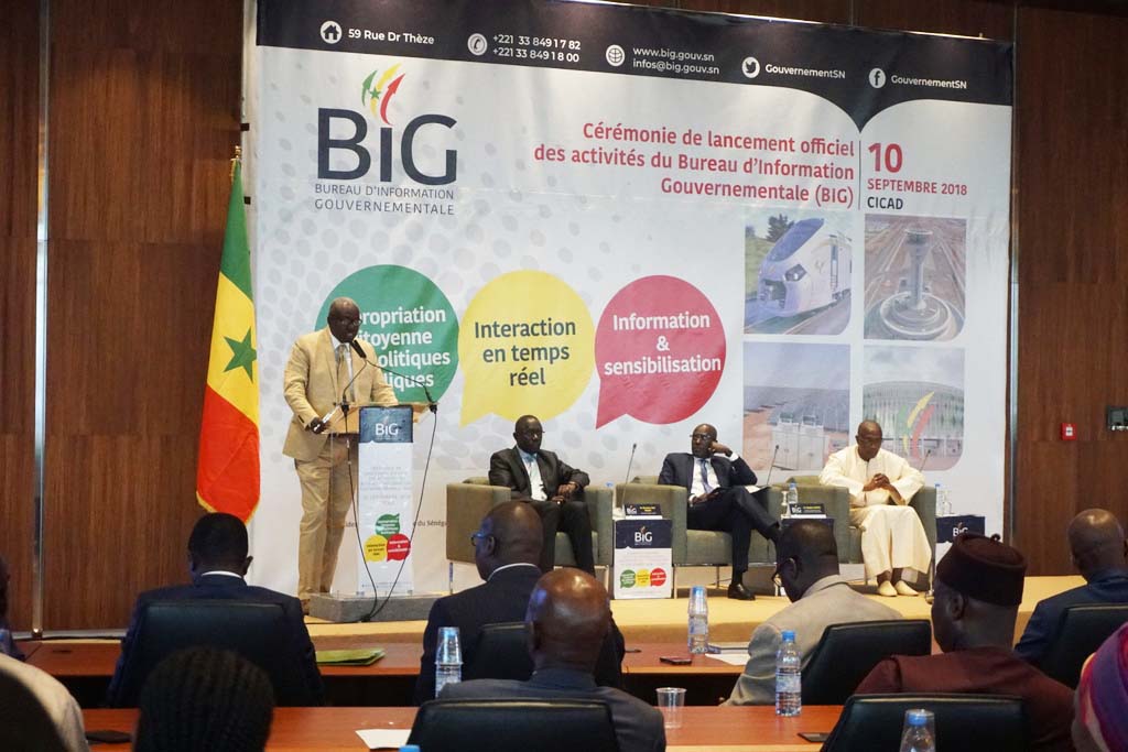 Photos : Le Bureau d'Information Gouvernementale du Sénégal (BIG) est désormais opérationnel