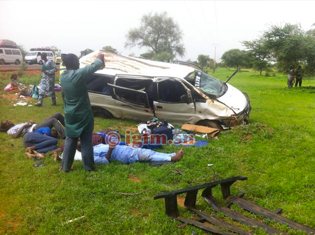 22 victimes après un accident à Ngaraff, dans la région de Louga