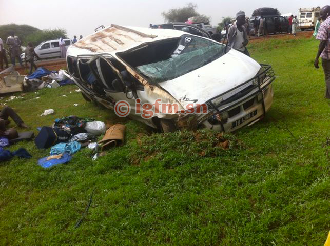 22 victimes après un accident à Ngaraff, dans la région de Louga