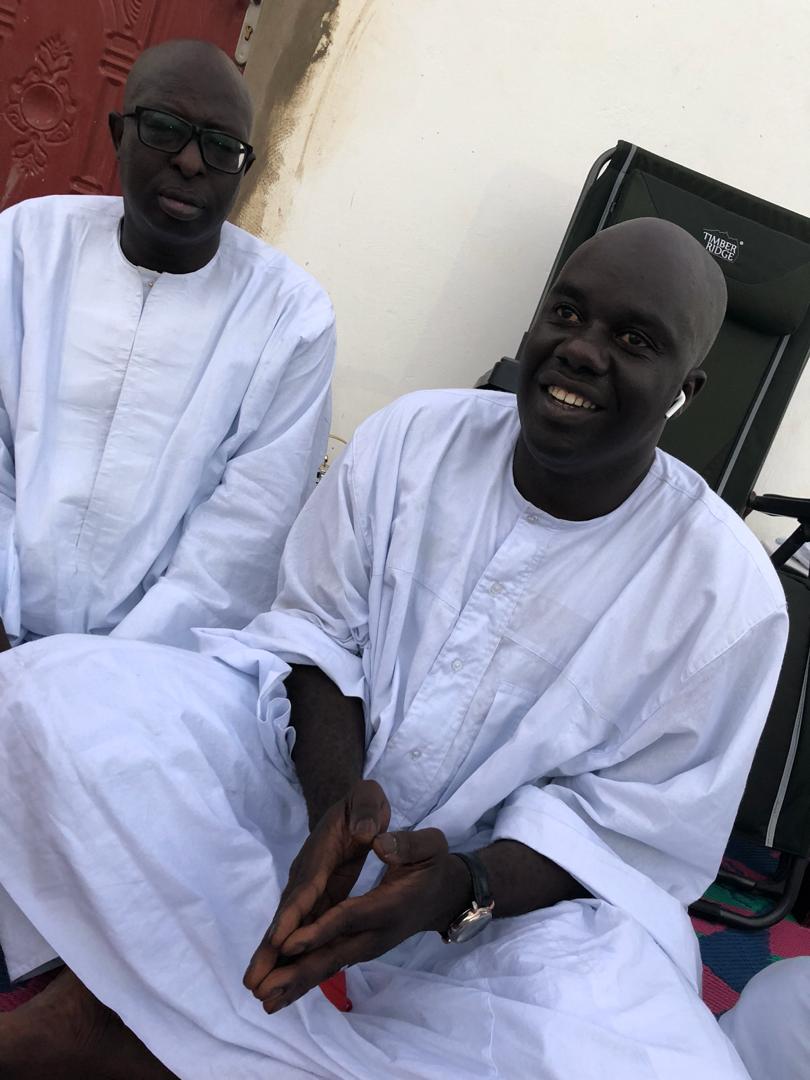 Visite de Serigne Bass Abdou Khadr à Touba Diaty dans le Cayor chez Serigne Mouhamadan Mbacké Ibn Serigne Abdoul Ahad