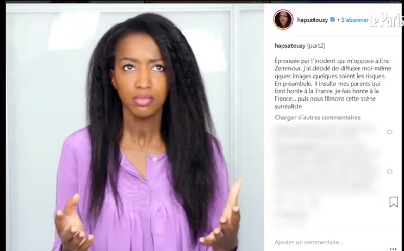 «Votre prénom est une insulte à la France» : Hapsatou Sy dévoile la vidéo de Zemmour