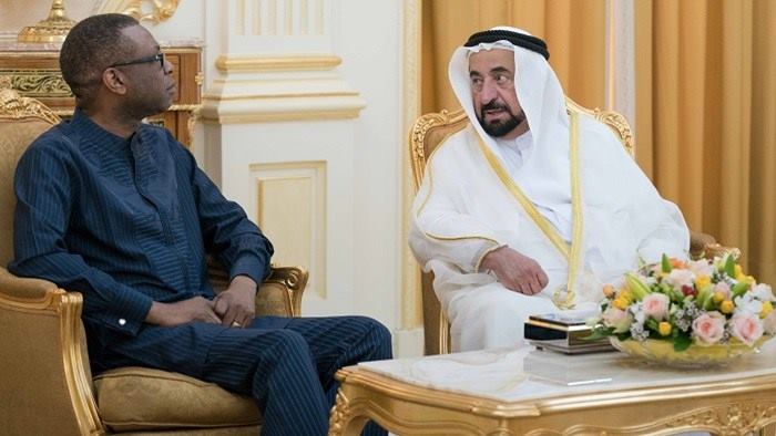 Emirats Arabe Unis : Youssou Ndour reçu par son altesse Sheikh Dr. Sultan bin Mohamed Al Qasimi