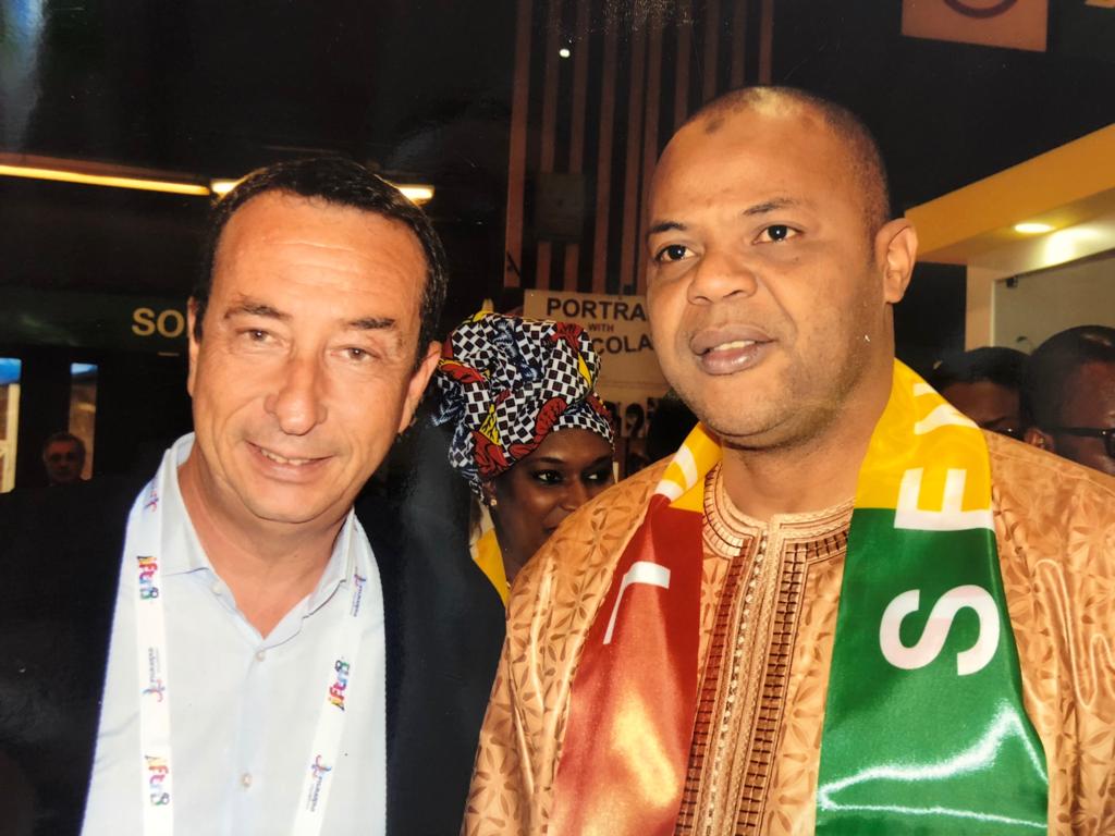 Photos : Eric Philibert Lamantin Beach et le ministre, Mame Mbaye Niang vendent la destination Sénégal au Salon professionnel du tourisme IFTM Top Résa de Paris