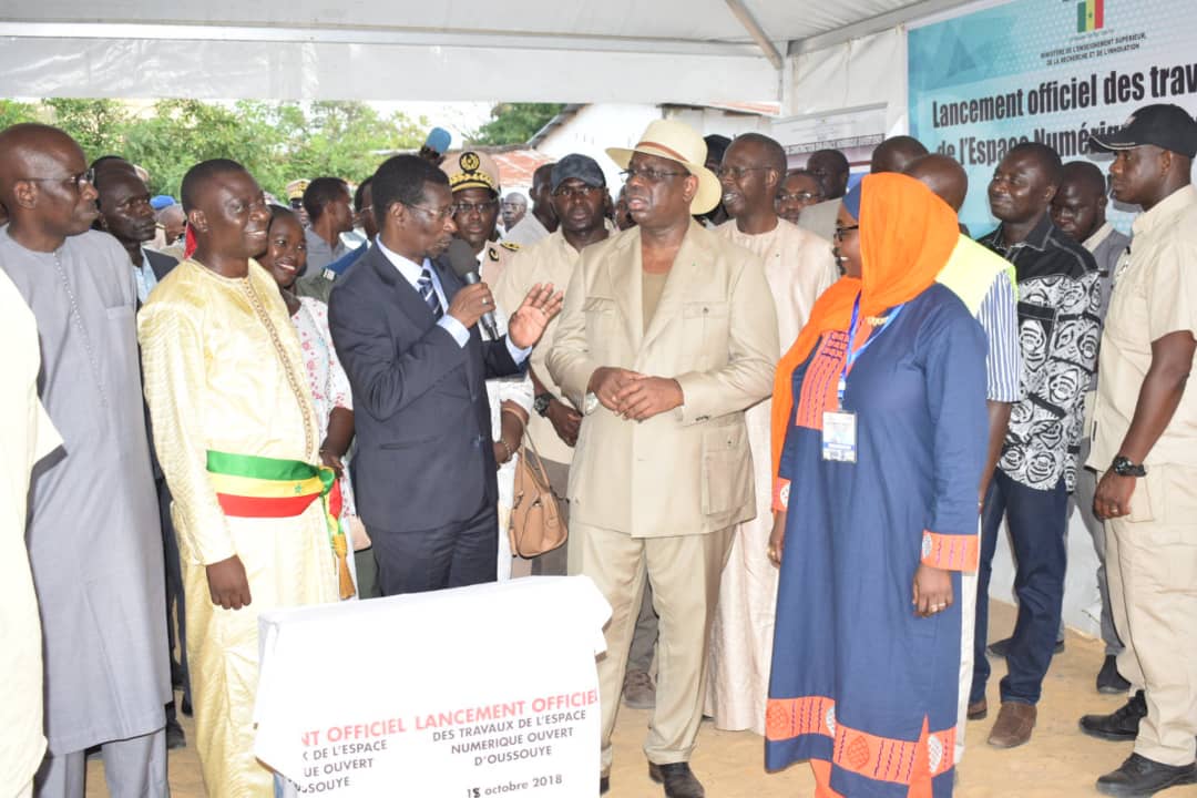 Lancement des travaux de l'Espace Numérique Ouvert (ENO) de Kolda par le chef de l'Etat Macky Sall