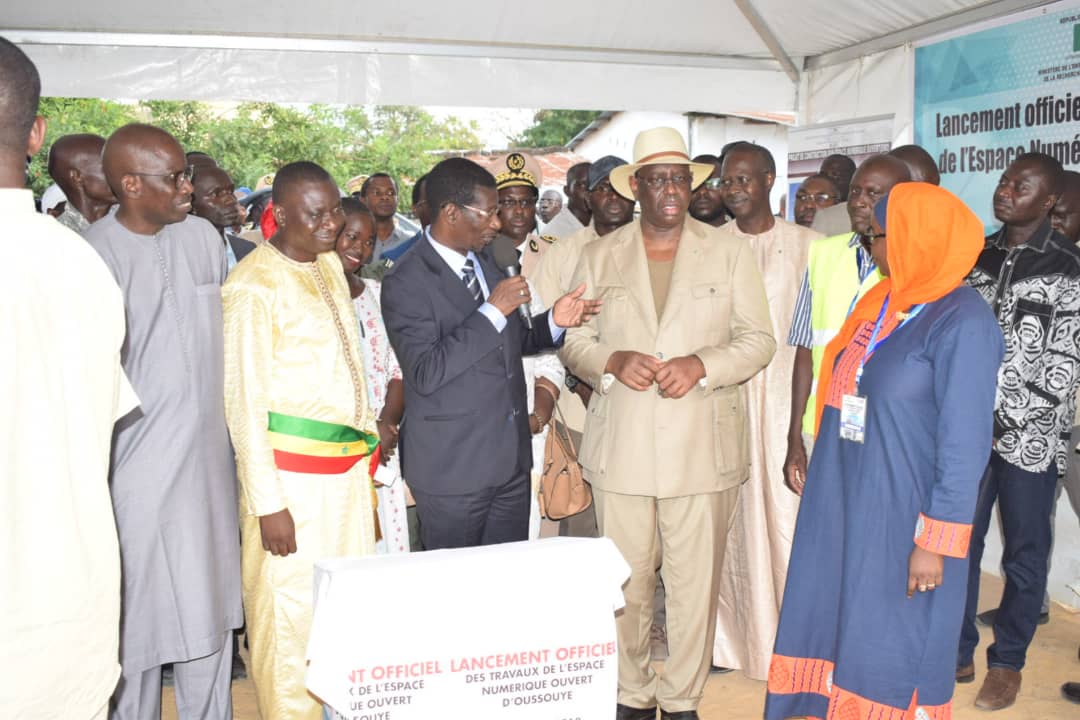 Lancement des travaux de l'Espace Numérique Ouvert (ENO) de Kolda par le chef de l'Etat Macky Sall