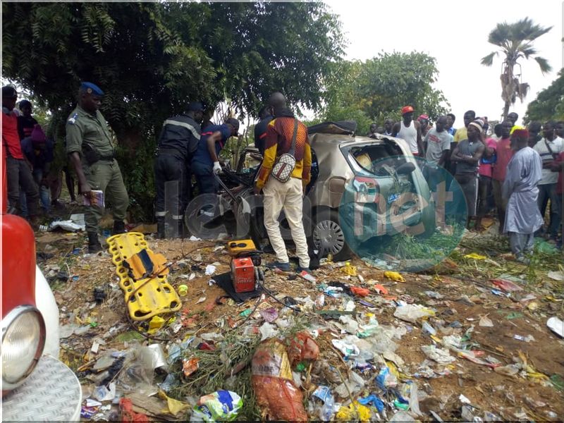 Urgent - Violent accident violent aujourd'hui à Sebikotane (Photos)